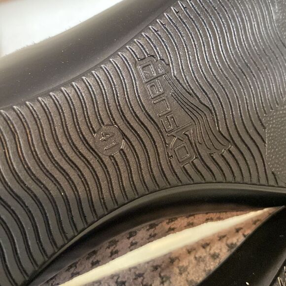 Dansko Houndstooth Loafers Womens Comfort Wedge Slip On Work Casual Shoes Preppy - Picture 13 of 14